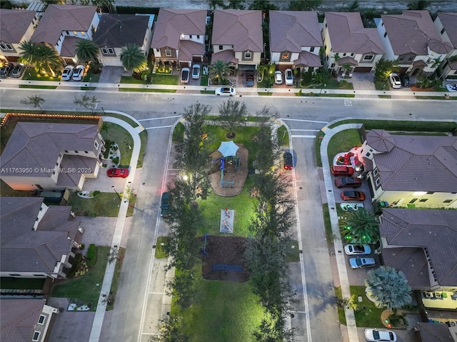 9835 NW 86th Ter, Doral, FL 33178 - birds eye view of property with a residential view and a water view