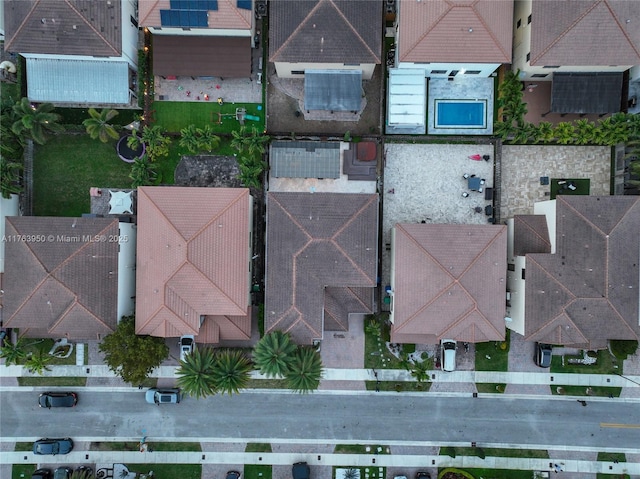 9835 NW 86th Ter, Doral, FL 33178 - aerial view at dusk with a residential view