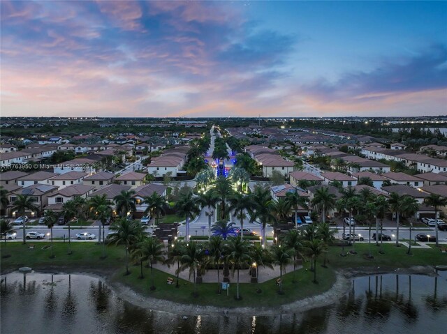 9835 NW 86th Ter, Doral, FL 33178 - birds eye view of property featuring a water view and a residential view
