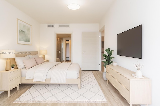 801 S Miami Ave Unit 3110, Miami, FL 33130 - bedroom featuring light wood-style flooring