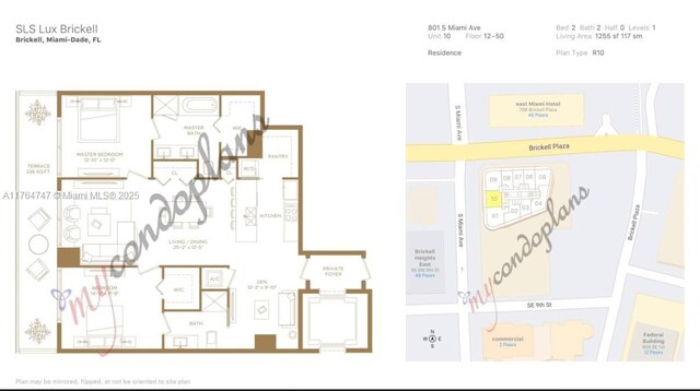 801 S Miami Ave Unit 3110, Miami, FL 33130 - view of room layout