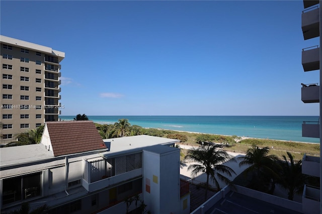 water view with a beach view