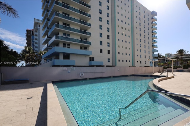view of pool