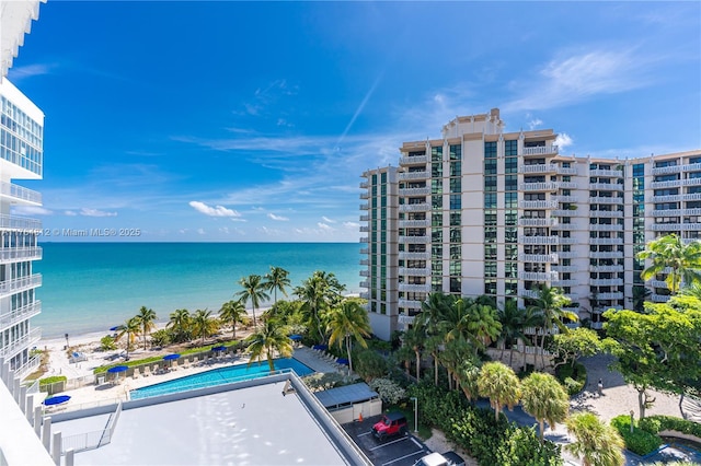 600 Grapetree Dr Unit 8Cs, Key Biscayne, FL 33149 - community pool featuring a water view
