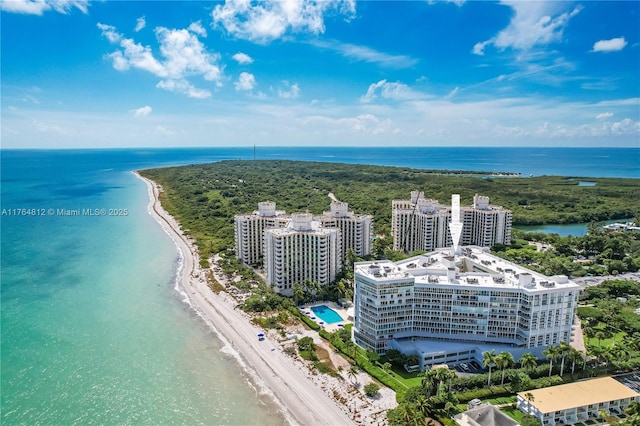600 Grapetree Dr Unit 8Cs, Key Biscayne, FL 33149 - bird's eye view of expansive beach