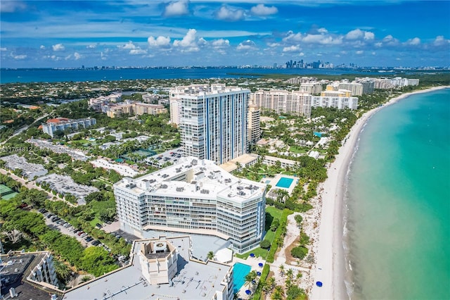 600 Grapetree Dr Unit 8Cs, Key Biscayne, FL 33149 - view of urban area featuring expansive beach