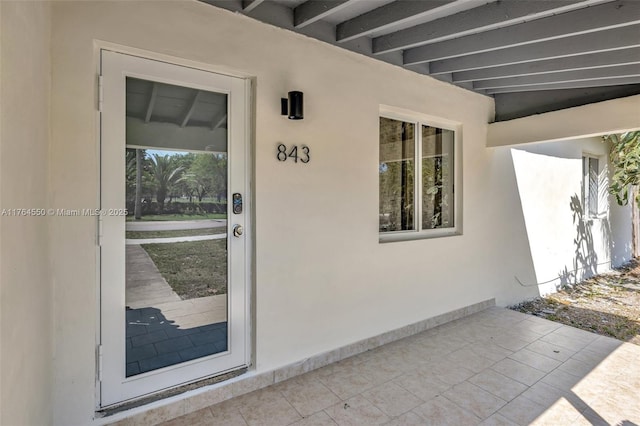 843 SW 20th St, Fort Lauderdale, FL 33315 - view of exterior entry with stucco siding