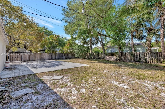 843 SW 20th St, Fort Lauderdale, FL 33315 - view of yard with a patio and fence private yard