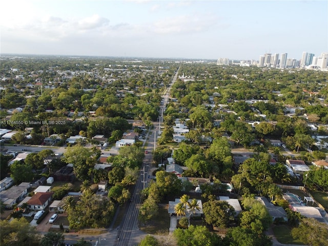 843 SW 20th St, Fort Lauderdale, FL 33315 - drone / aerial view featuring a view of city