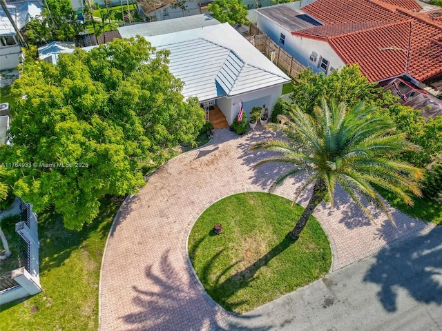 drone / aerial view