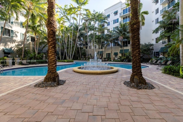 view of pool