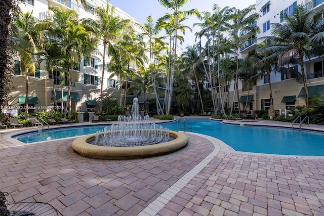 view of pool