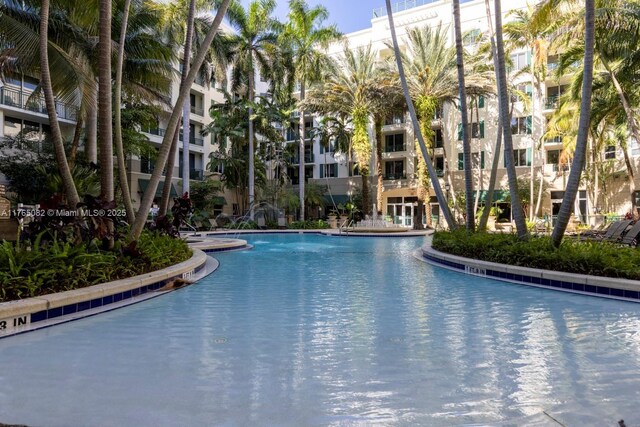 view of pool