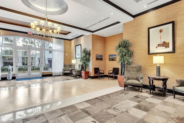 view of community lobby