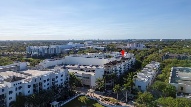 bird's eye view featuring a view of city