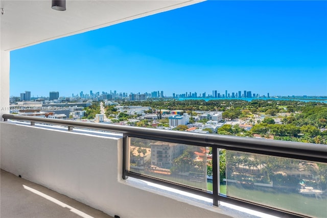 2555 Collins Ave Unit 2104, Miami Beach, FL 33140 - balcony featuring a skyline view