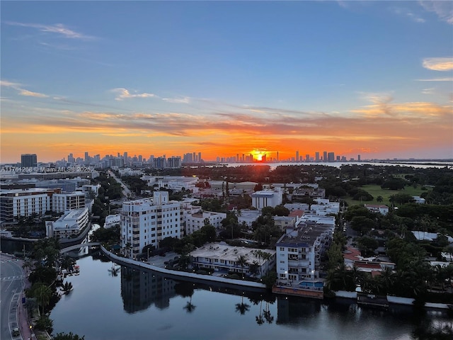 2555 Collins Ave Unit 2104, Miami Beach, FL 33140 - aerial view of skyline and a large body of water