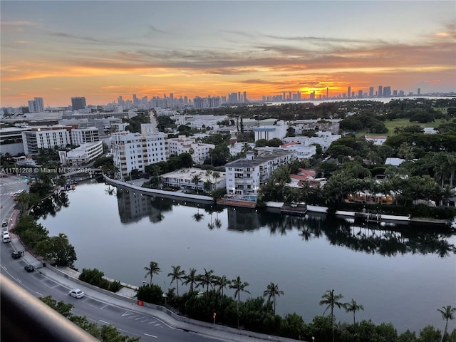 2555 Collins Ave Unit 2104, Miami Beach, FL 33140 - bird's eye view of city skyline and a nearby body of water