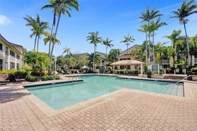 community pool featuring a patio