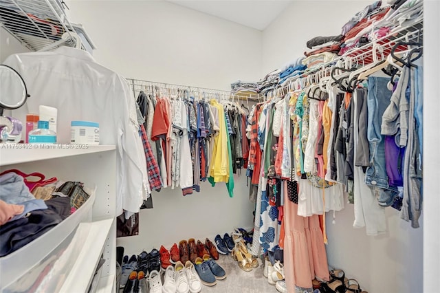 view of spacious closet