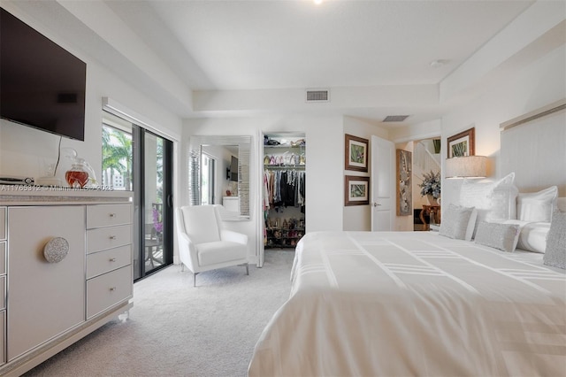 8321 Central Park Blvd, Doral, FL 33166 - bedroom with visible vents, a closet, and light carpet