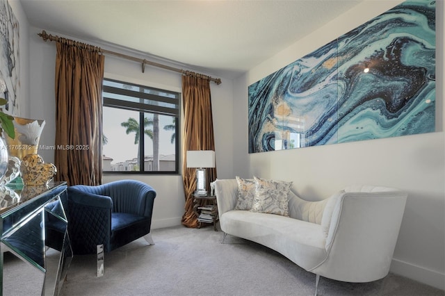 8321 Central Park Blvd, Doral, FL 33166 - living area with baseboards and carpet floors