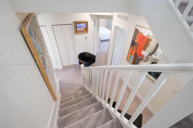 8321 Central Park Blvd, Doral, FL 33166 - stairway with visible vents and carpet flooring