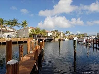 949 Harbor Vw N, Hollywood, FL 33019 - view of dock featuring a water view