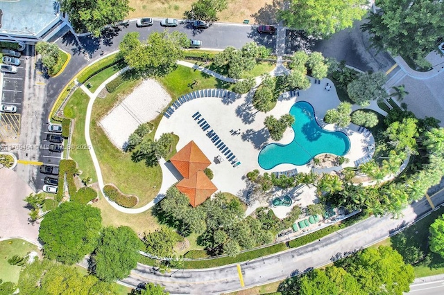 3300 NE 191st St Unit Lp03, Aventura, FL 33180 - aerial view of property and surrounding area featuring a pool