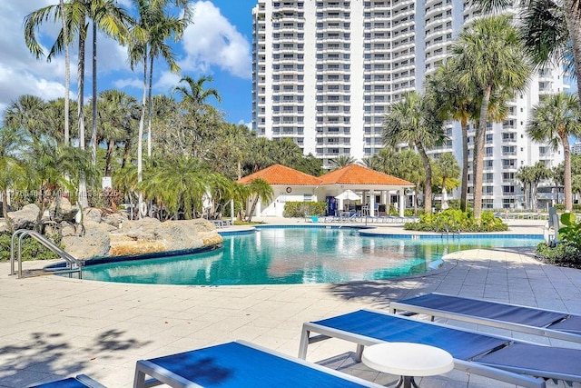 3300 NE 191st St Unit Lp03, Aventura, FL 33180 - community pool featuring a patio area