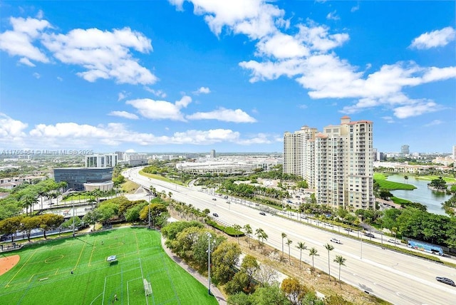 3300 NE 191st St Unit Lp03, Aventura, FL 33180 - view of urban area with a highway and a nearby body of water