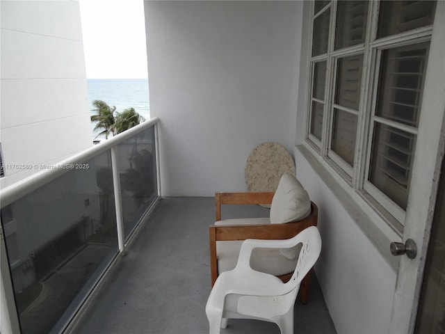 3725 S Ocean Dr Unit 607, Hollywood, FL 33019 - balcony featuring a water view