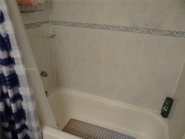 3725 S Ocean Dr Unit 607, Hollywood, FL 33019 - bathroom featuring shower / bath combination with curtain
