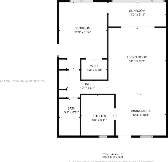 2811 Somerset Dr Unit 405, Lauderdale Lakes, FL 33311 - plan