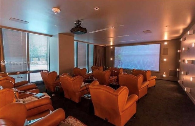 1300 S Miami Ave Unit 3108, Miami, FL 33130 - cinema room featuring carpet flooring