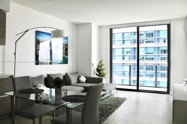 1300 S Miami Ave Unit 3108, Miami, FL 33130 - living area with wood finished floors and floor to ceiling windows