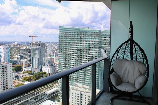 1300 S Miami Ave Unit 3108, Miami, FL 33130 - balcony featuring a city view