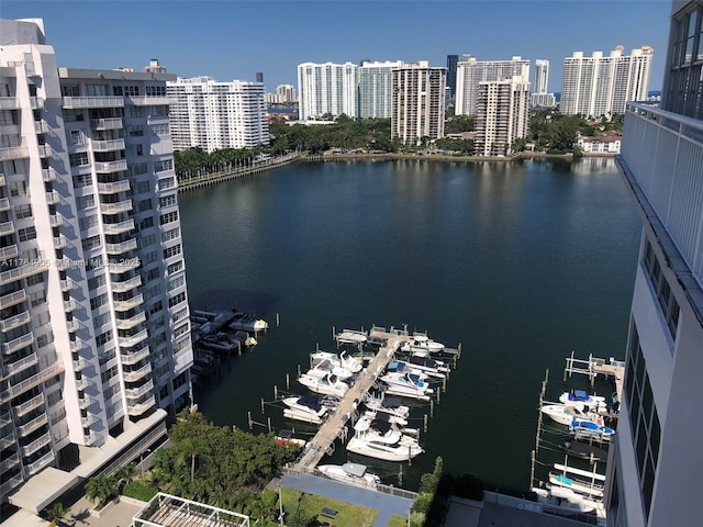 18041 Biscayne Blvd Unit Ph02, Aventura, FL 33160 - walk in closet featuring tile patterned floors