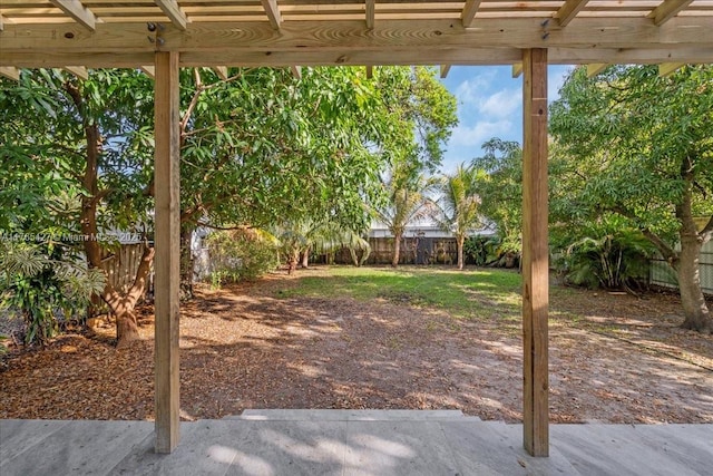 2911 NW 30th St, Miami, FL 33142 - view of yard with a patio and a fenced backyard