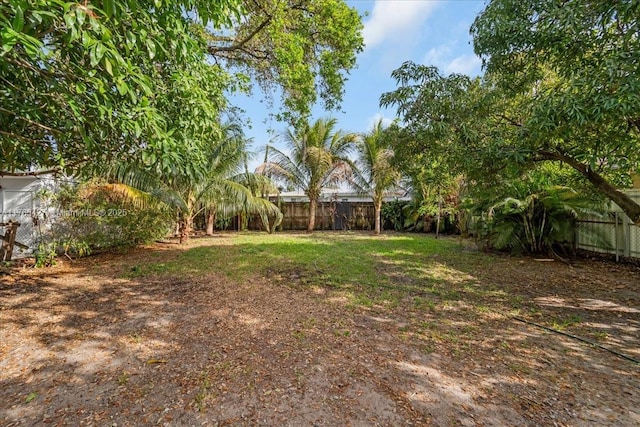 2911 NW 30th St, Miami, FL 33142 - view of yard with a fenced backyard