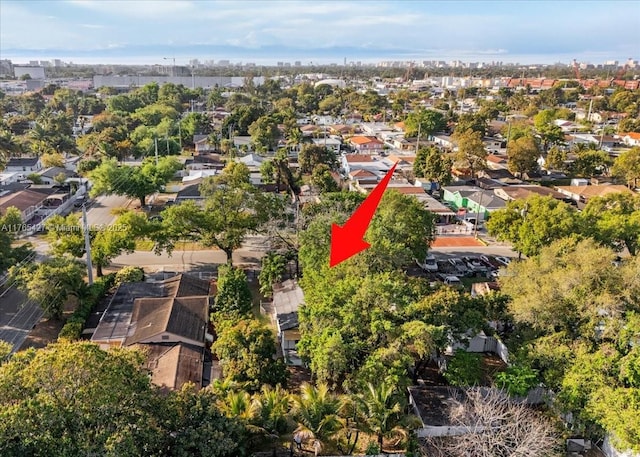 2911 NW 30th St, Miami, FL 33142 - birds eye view of property featuring a residential view