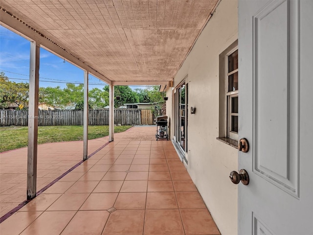 4401 Johnson St, Hollywood, FL 33021 - view of patio with fence and a grill