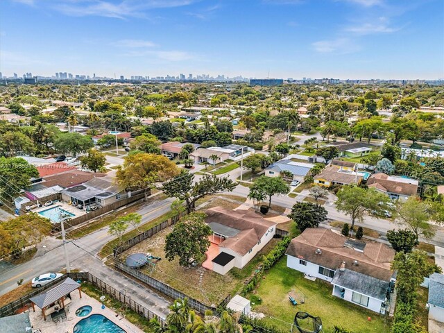 4401 Johnson St, Hollywood, FL 33021 - bird's eye view featuring a view of city