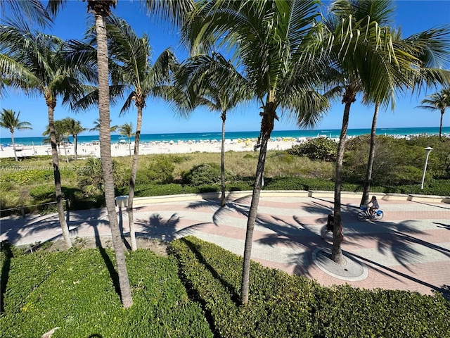 100 Lincoln Rd Unit 1231, Miami Beach, FL 33139 - water view with nearby beach