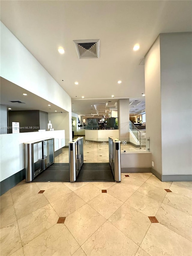100 Lincoln Rd Unit 1231, Miami Beach, FL 33139 - kitchen with recessed lighting and baseboards