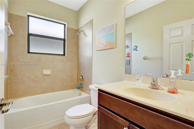 23906 SW 116th Ct, Homestead, FL 33032 - full bath with shower / bath combination, vanity, and toilet