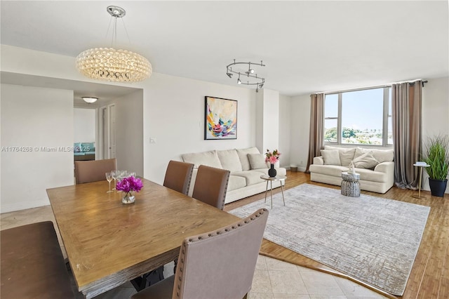 4400 Hillcrest Dr Unit 720C, Hollywood, FL 33021 - dining space with a chandelier