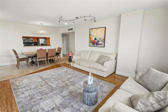 4400 Hillcrest Dr Unit 720C, Hollywood, FL 33021 - living area featuring wood finished floors