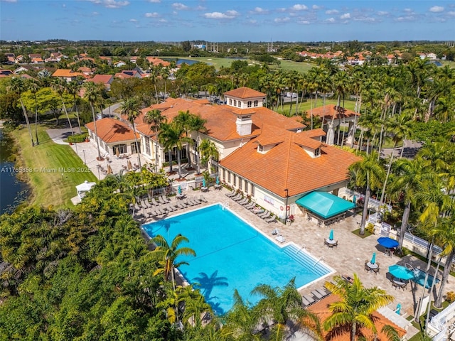 9805 NW 52nd St Unit 215, Doral, FL 33178 - aerial view featuring a water view