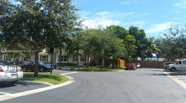 view of road